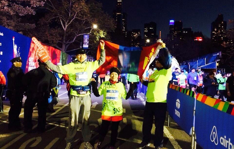 Mongolian Amputee Runner Wins NYC Marathon