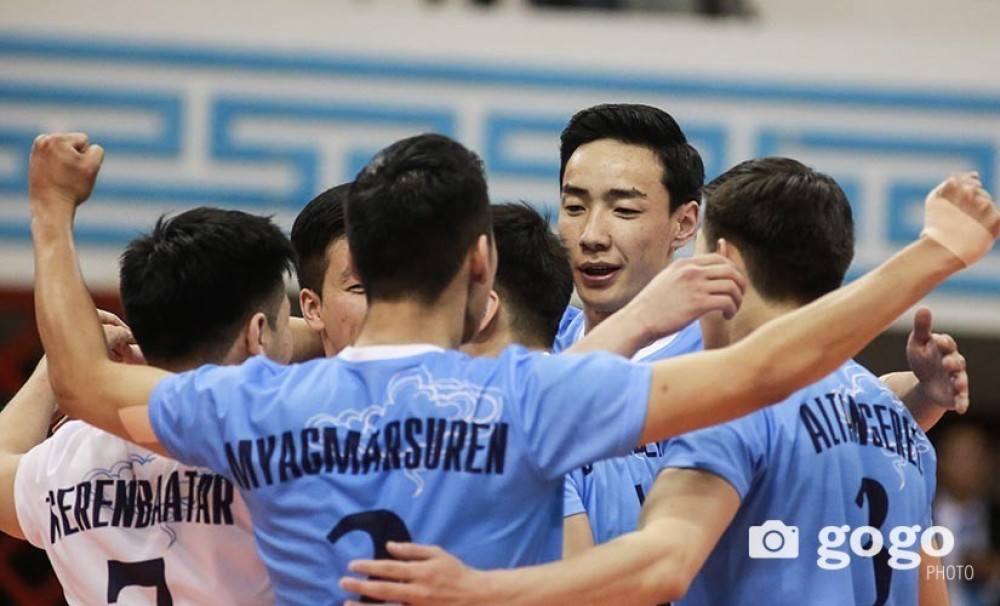 Mongolian National Volleyball Team beats Chinese team with 30