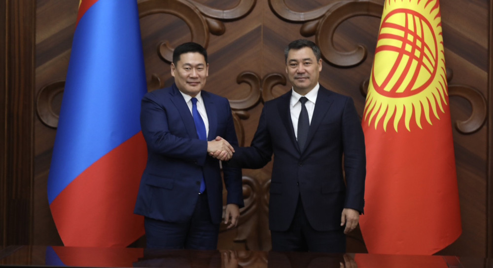 PM L.Oyun-Erdene meets President of Kyrgyzstan S.Japarov