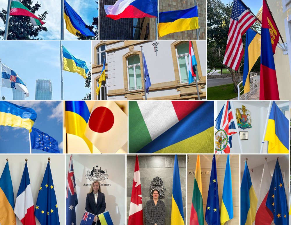 Монгол Улсад суугаа зарим элчин сайд нар Украиныг дэмжиж буйгаа илэрхийлжээ